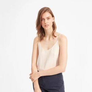 Everlane Double-Lined Silk V-Neck Cami